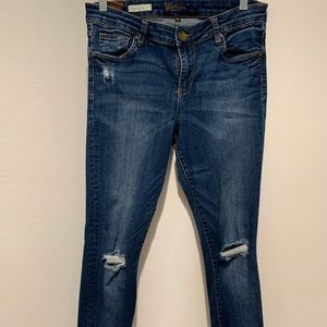 Kut raw hem jeans
